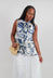 Sleeveless Blouse in Light Blue