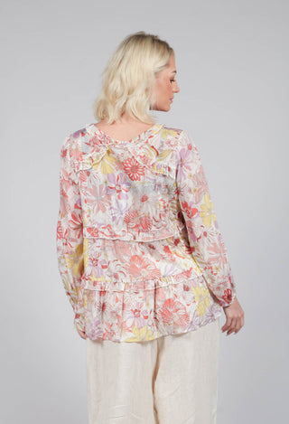 Floris Blouse in Gerbera Orange