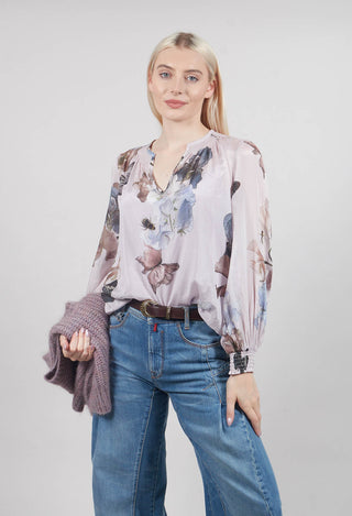 Nora Blouse in Floral Bay