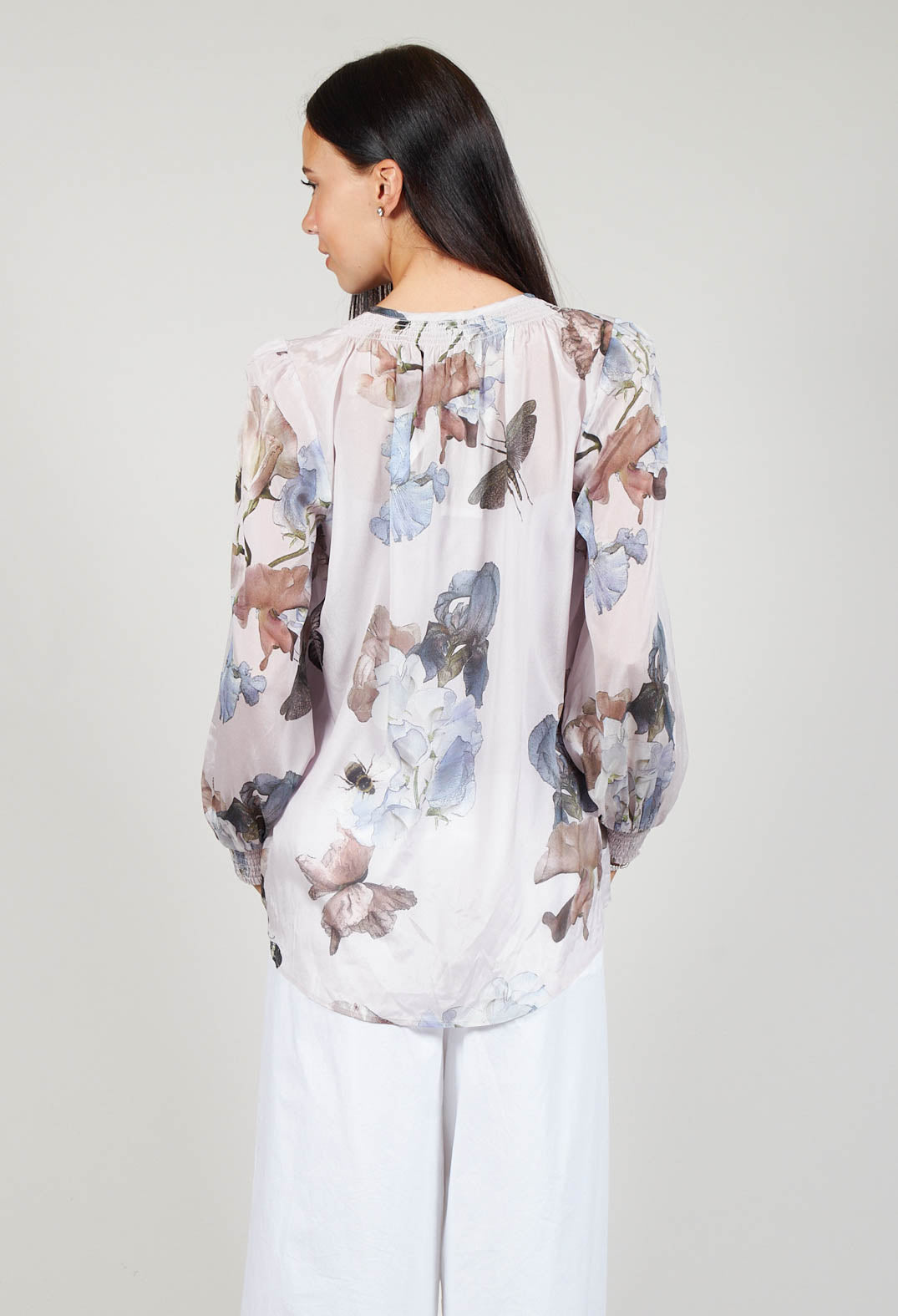 Nora Blouse in Floral Bay