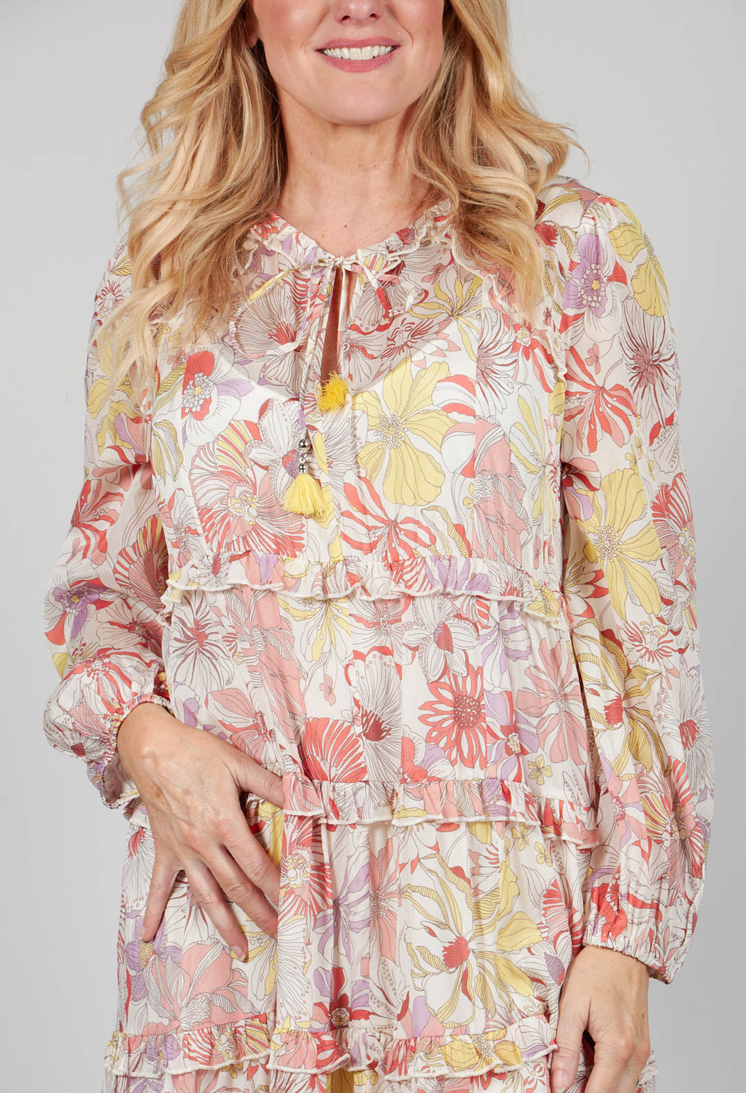 Felina Dress in Gerbera Orange