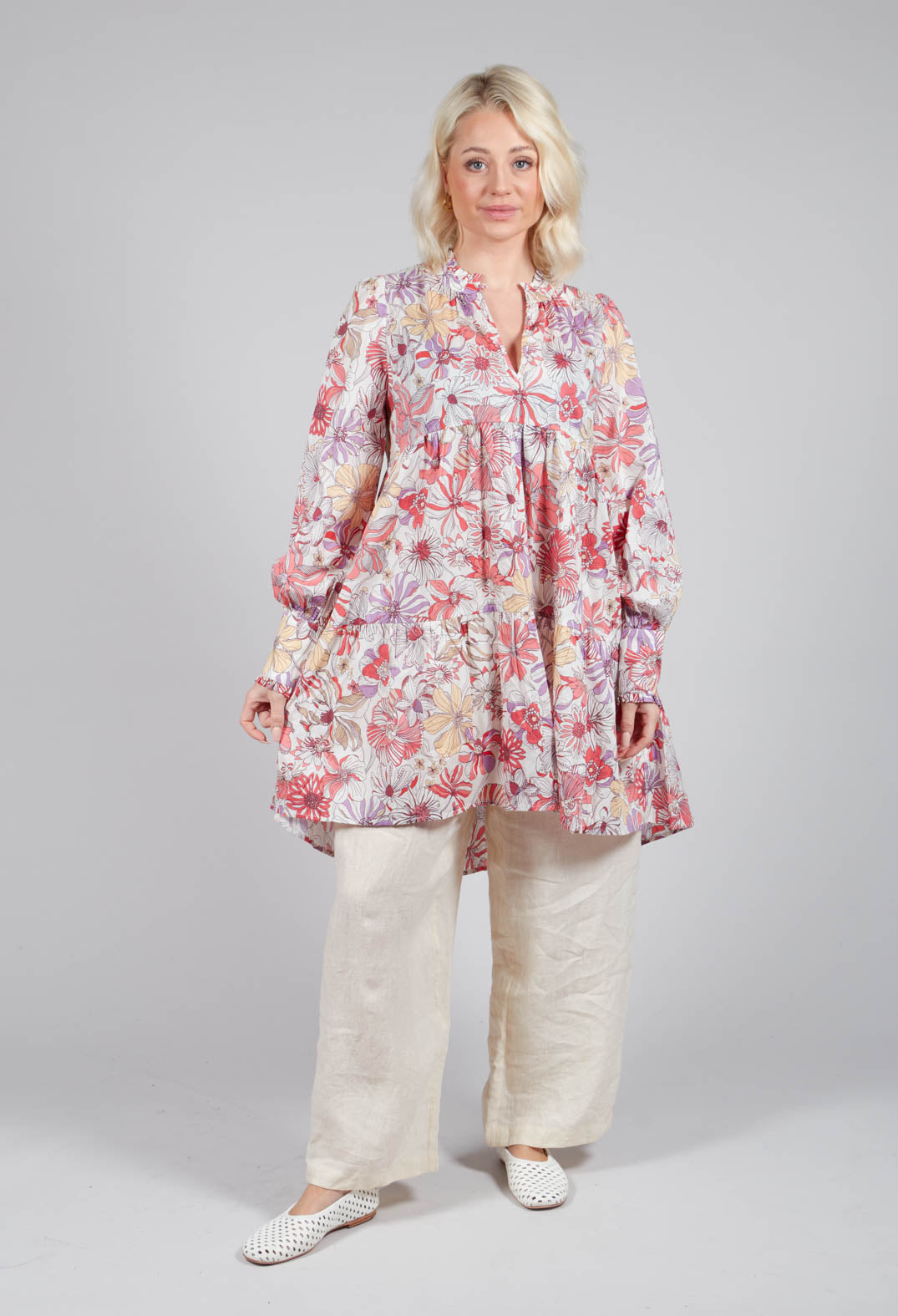 Kira Dress in Gerbera Orange