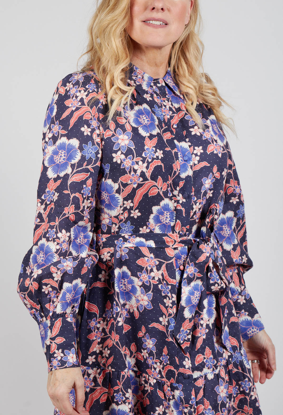 Madeline Dress in Malva Coral