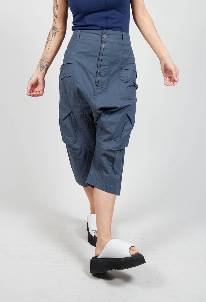 Autonome Cropped Trousers in Ardoise