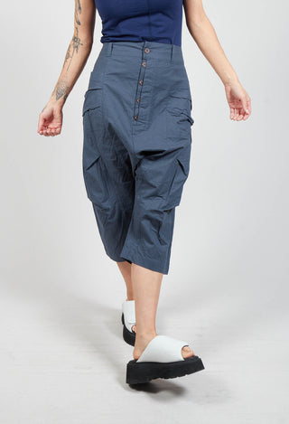 Autonome Cropped Trousers in Ardoise