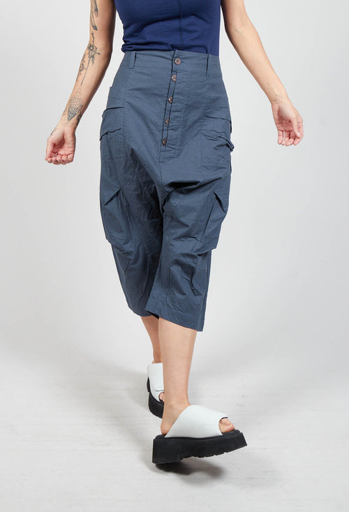 Autonome Cropped Trousers in Ardoise
