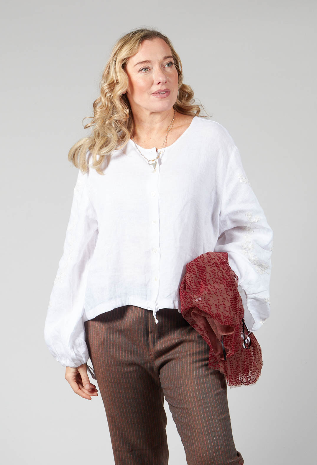 Blouse in Optical White