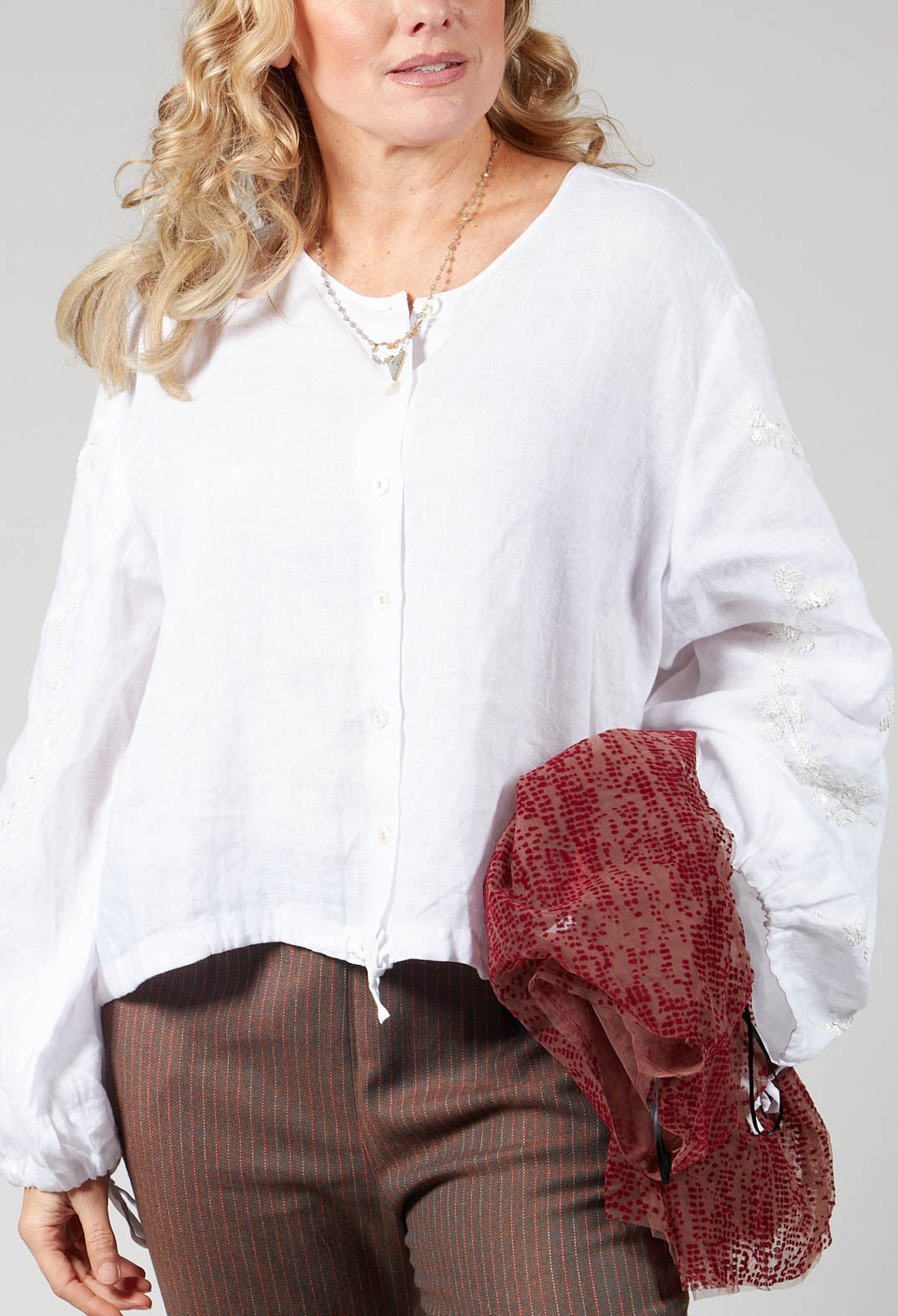Blouse in Optical White