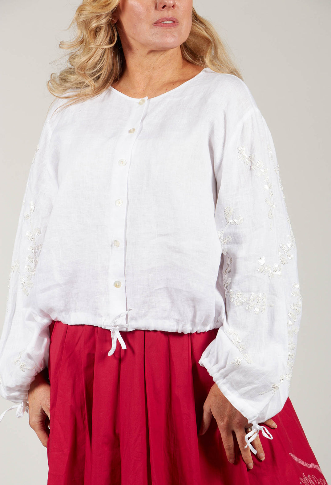 Blouse in Optical White