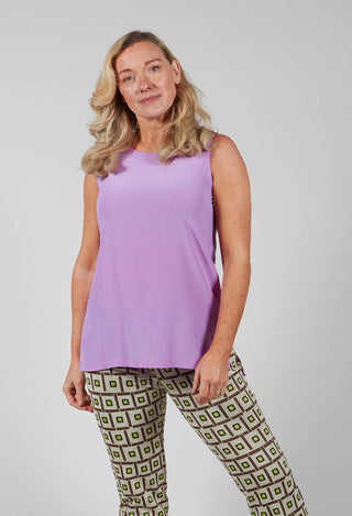 Sleeveless Top in Glicine-Wisteria