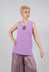 Sleeveless Top in Glicine-Wisteria