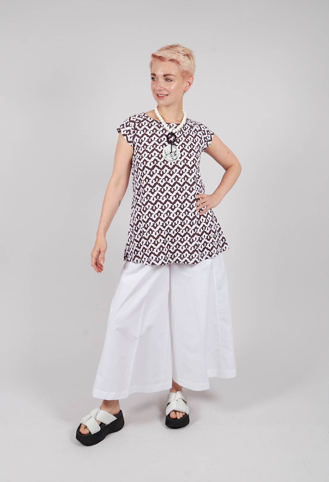 T-Shirt in Testa Moro / Natural
