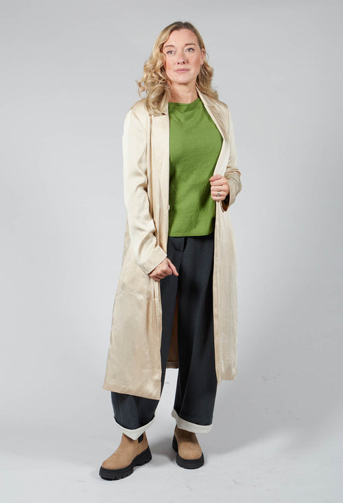 Duster Coat in Sabbia-Sand