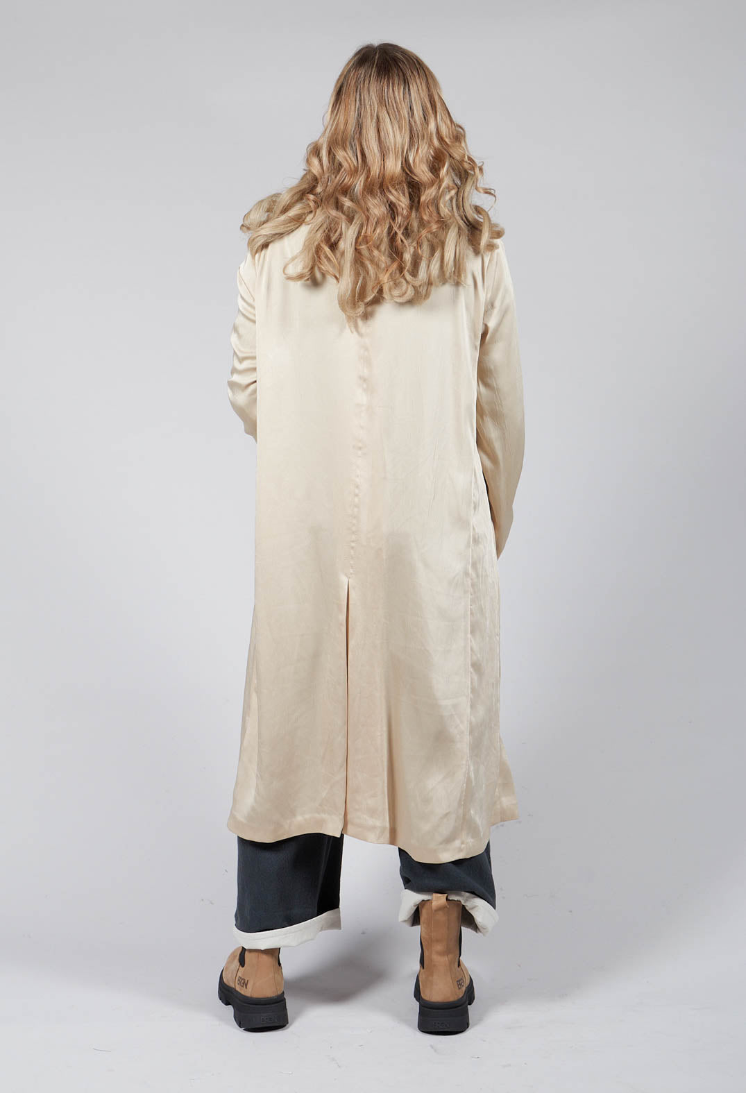 Duster Coat in Sabbia-Sand