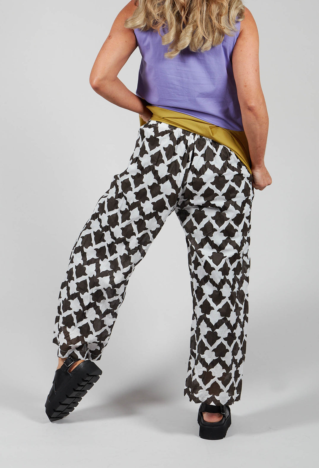Culottes in Bianco/Nero