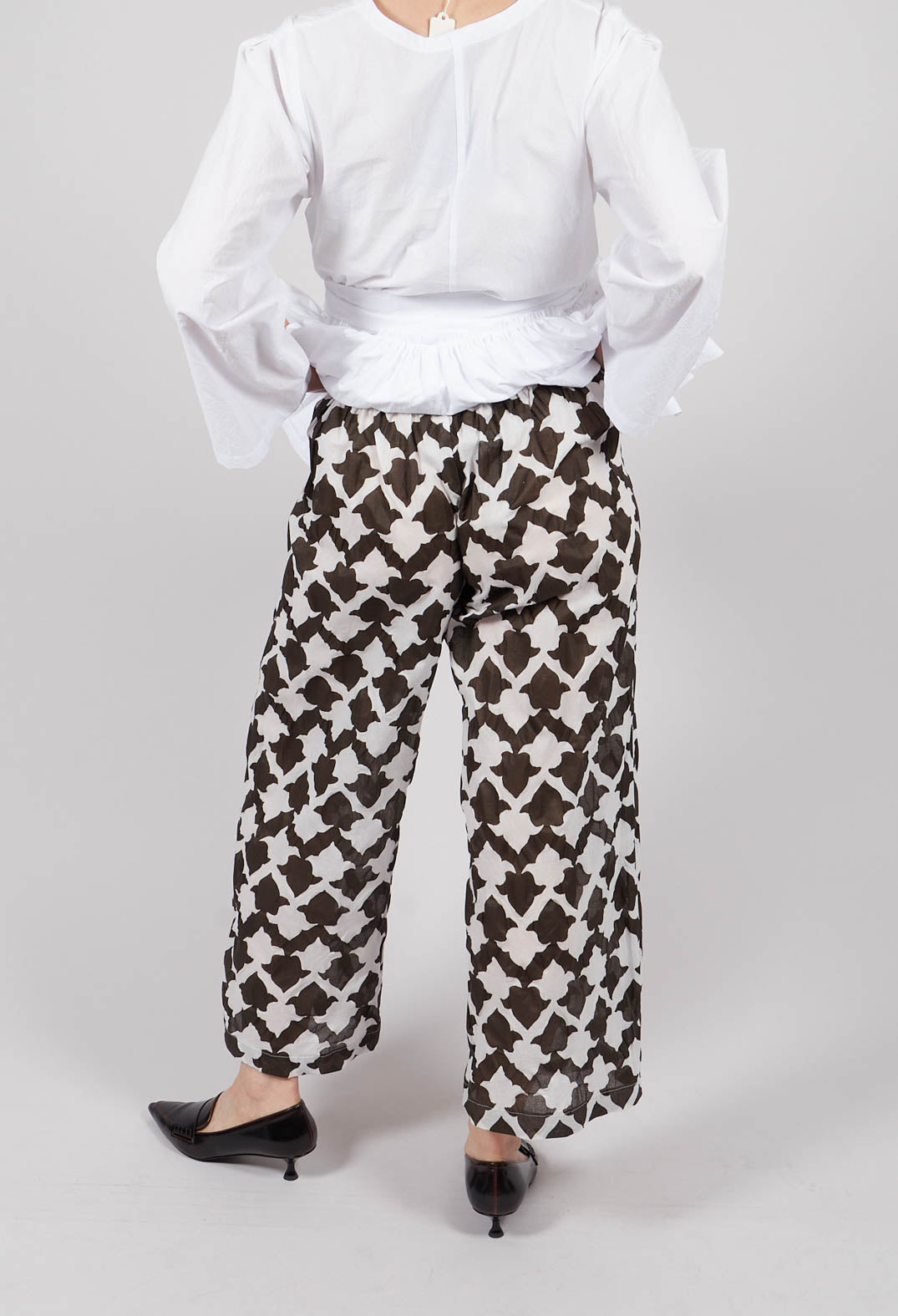 Culottes in Bianco/Nero