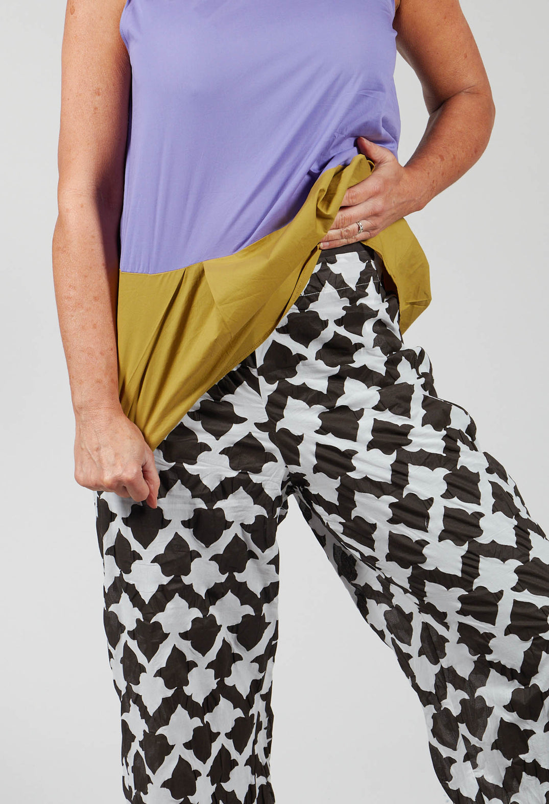 Culottes in Bianco/Nero