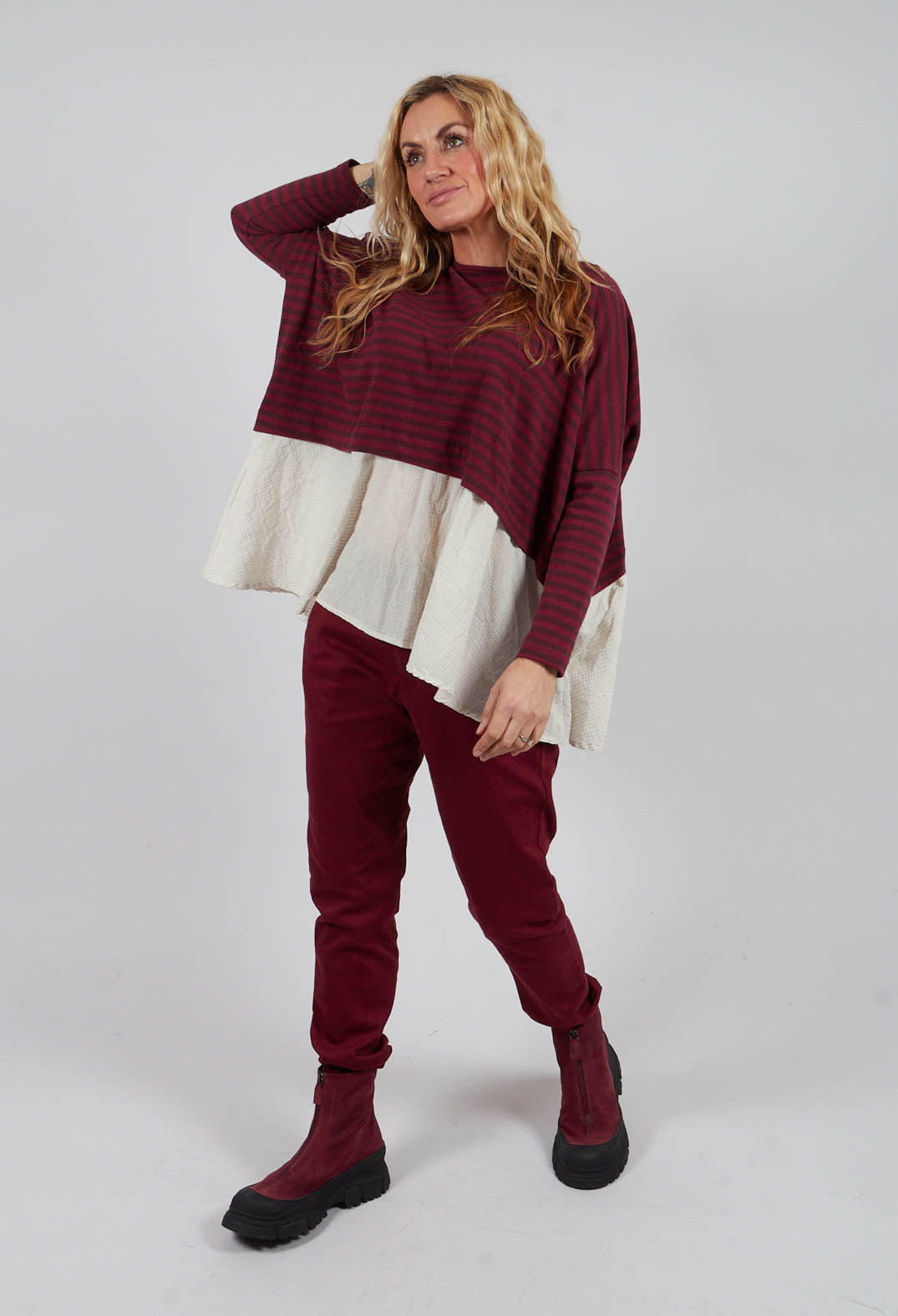 Fusto E Jumper in Vino