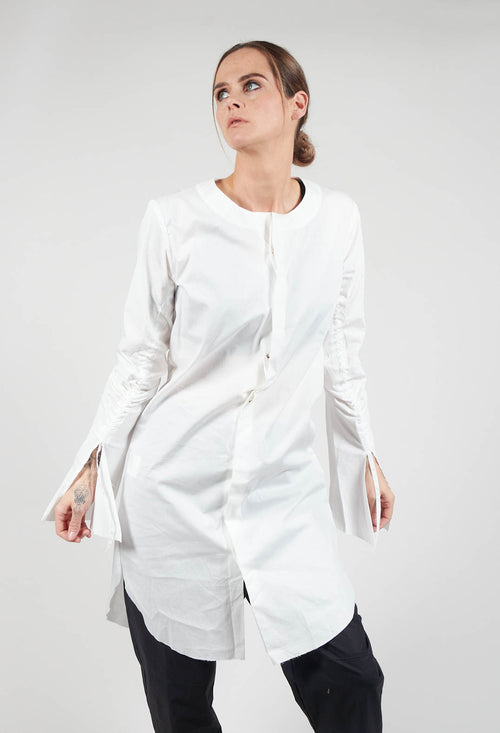 Shirt Overdress in White