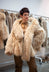 PRE-ORDER - Shaggy Faux Fur Coat in Henna Cloud (Pictured in Clay Cloud) - 2011102