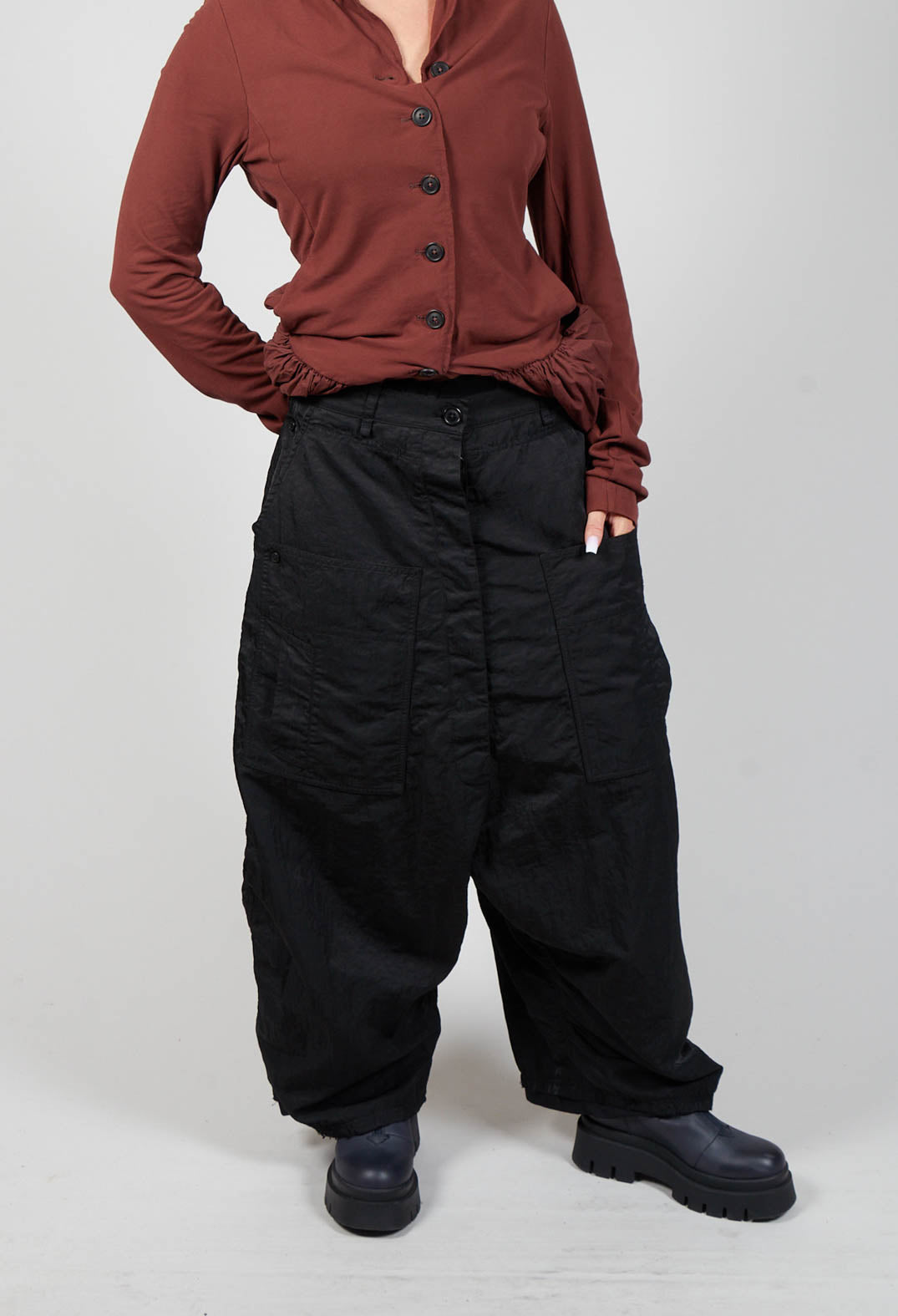 Oversized Trousers in Black