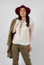 Blusa Queen Blouse in Natural