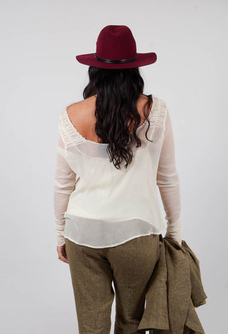 Blusa Queen Blouse in Natural