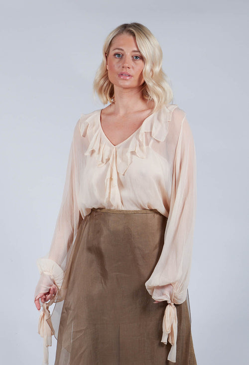 Blusa Swing Blouse in Nude