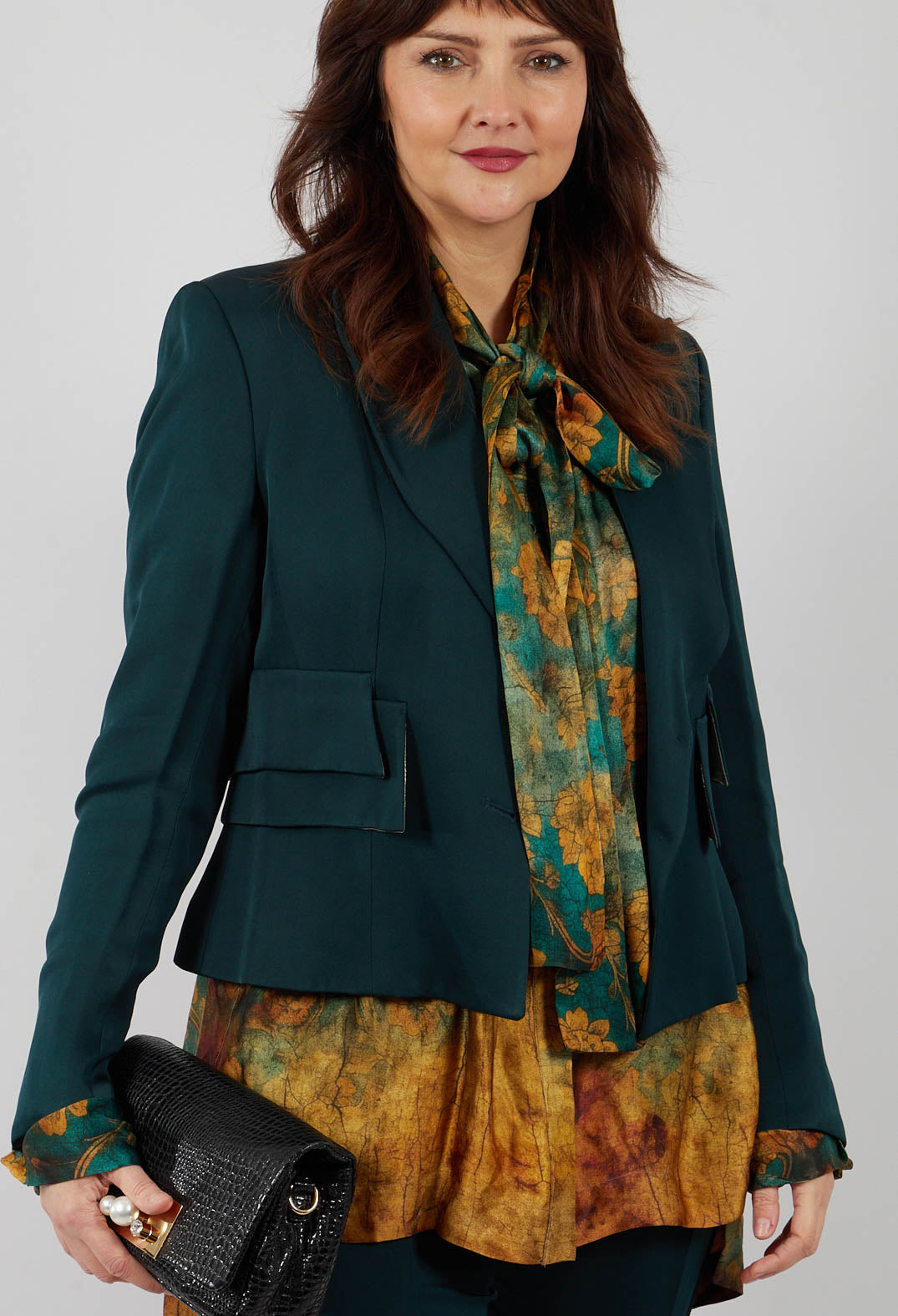 Jazz Jacket in Petroleum