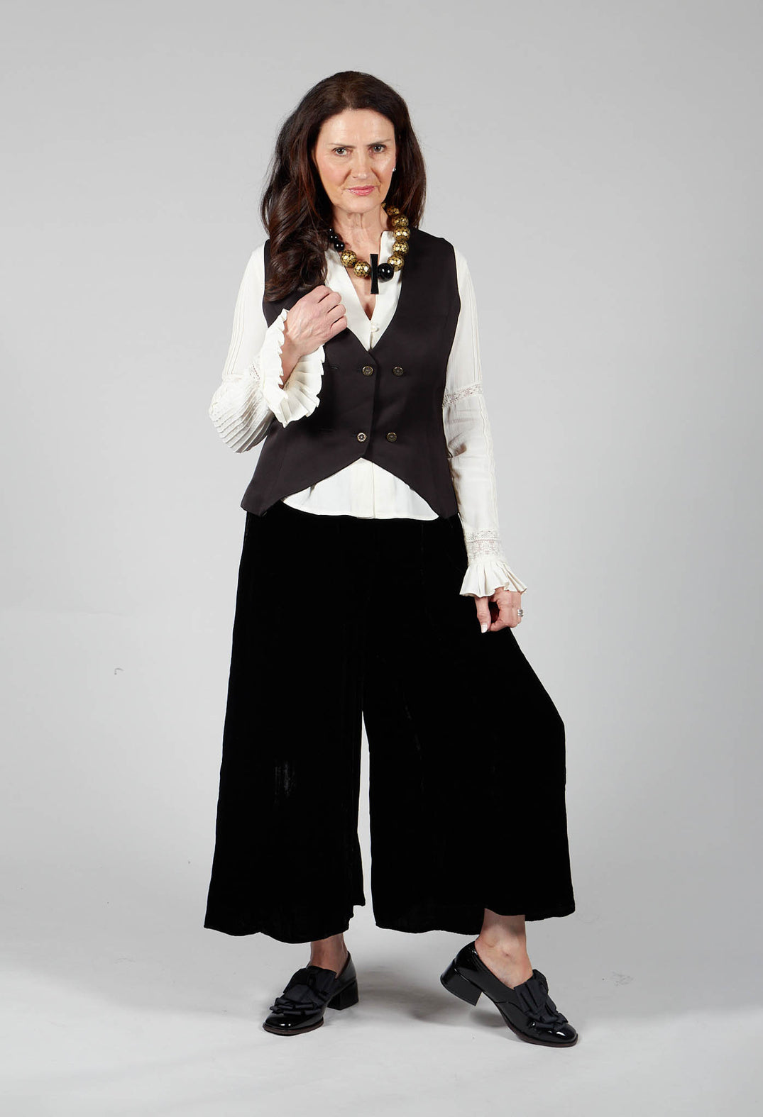 Gypsy Waistcoat in Black