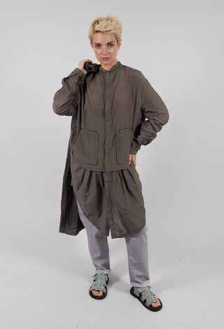 Shirt Dress in Cool Green