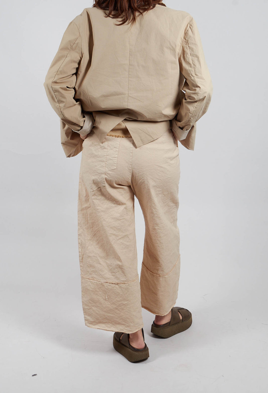Wide Leg Trousers in Juta