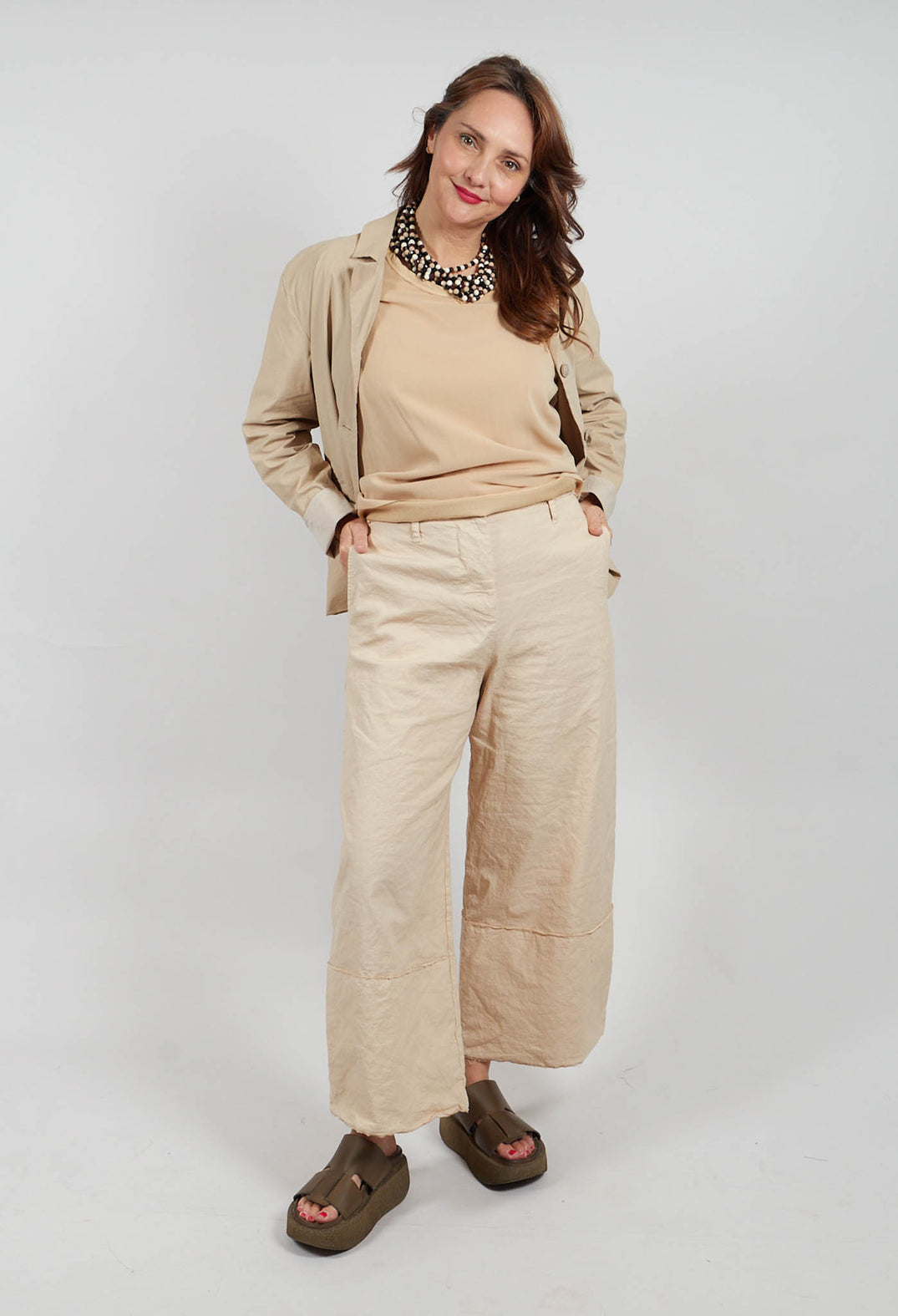 Wide Leg Trousers in Juta
