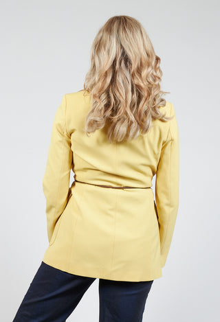 Blazer in Cream Yellow