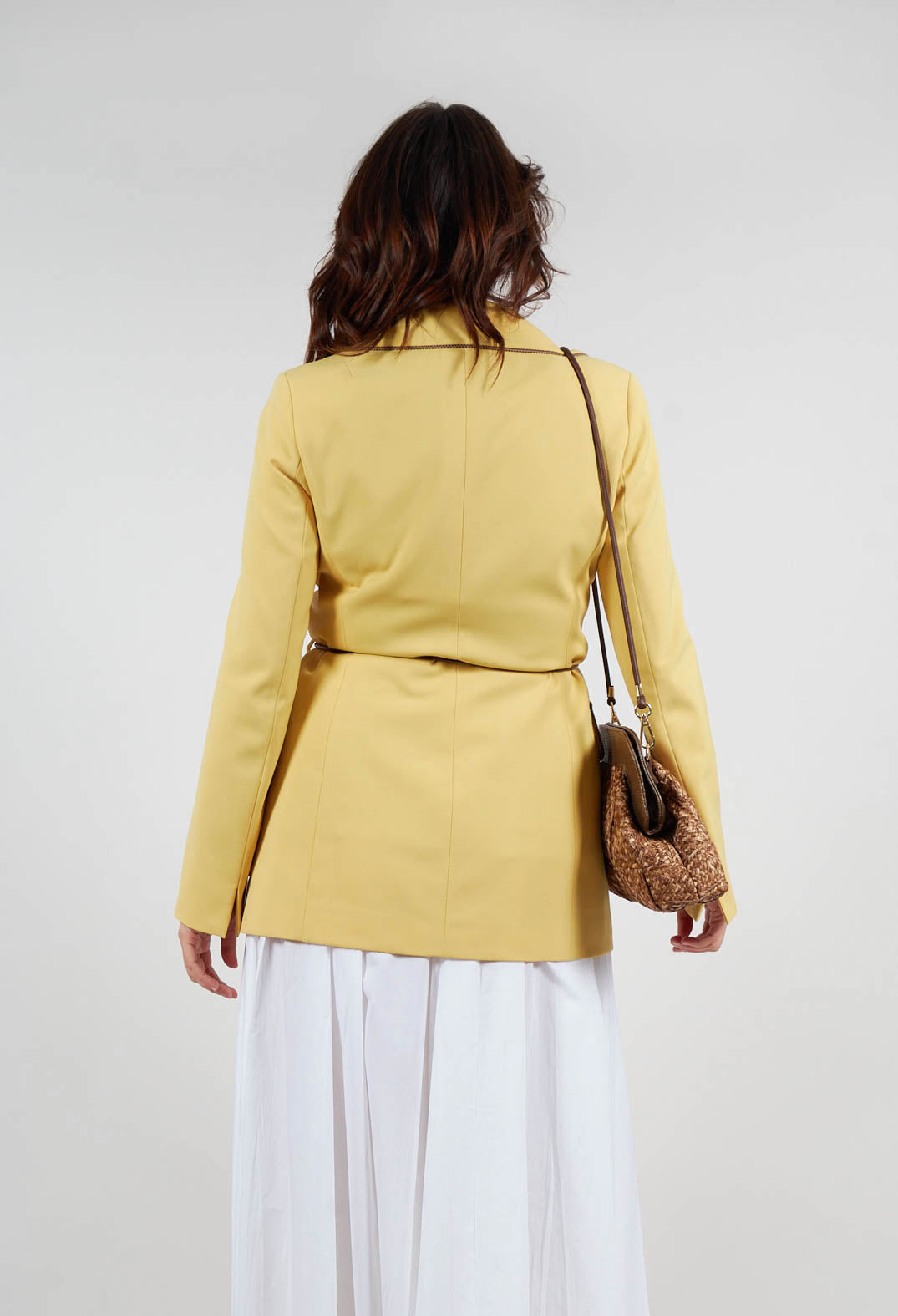 Blazer in Cream Yellow