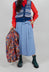 Pencil Skirt in Hokusai Blue