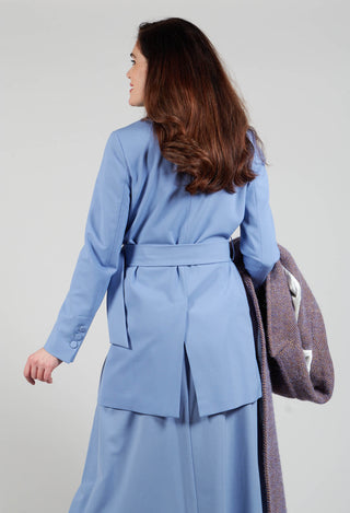 Longline Blazer in Hokusai Blue