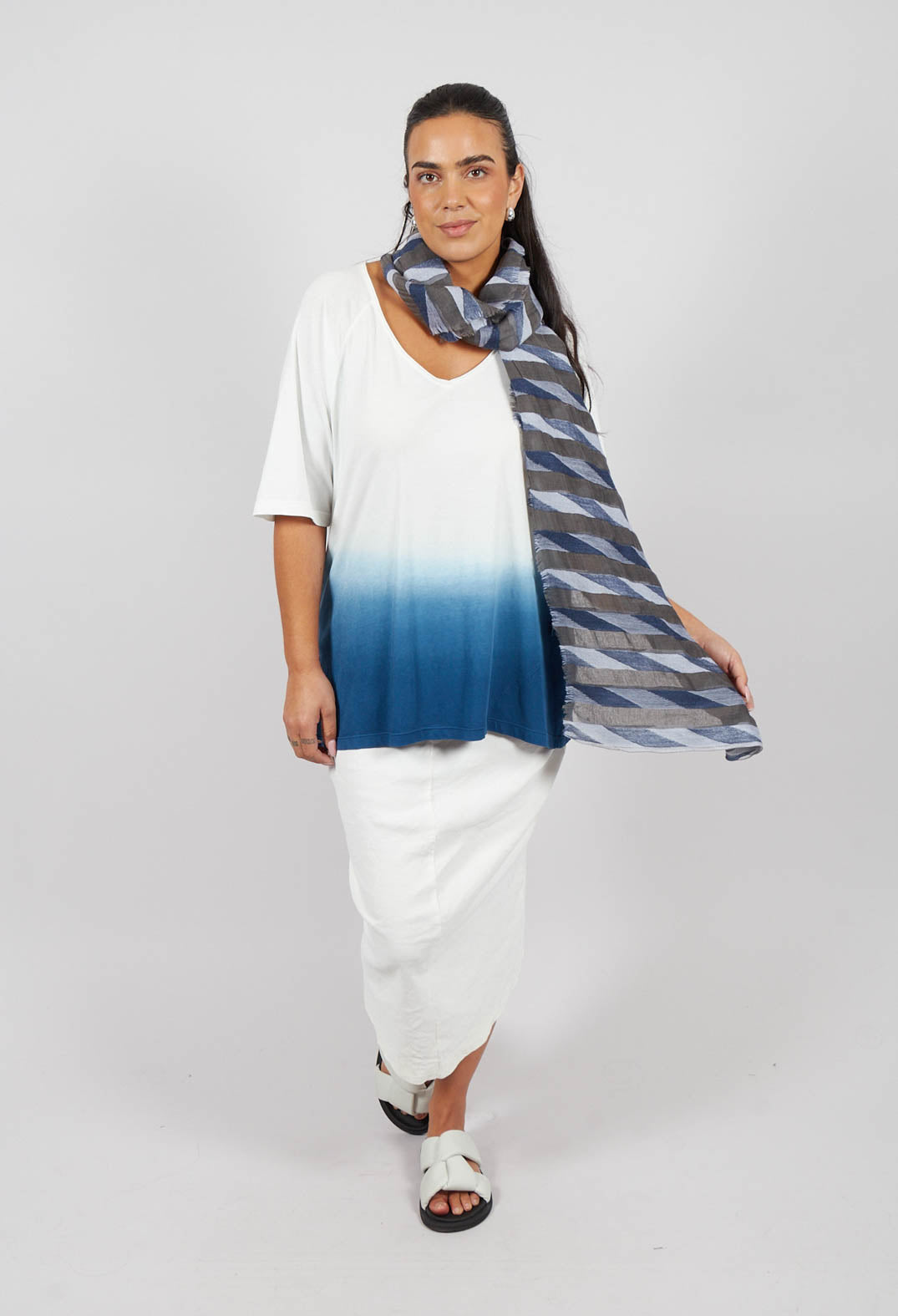 Zoe Scarf in Blue
