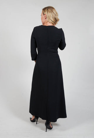 Tailored Maxi Dress in Nero