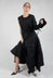 One Sleeved Maxi Dress in Black