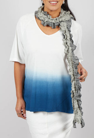 Scarf in Light Grey/Dark Grey