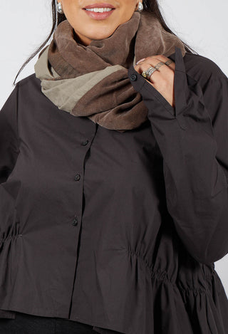 Printed Snood in Brown