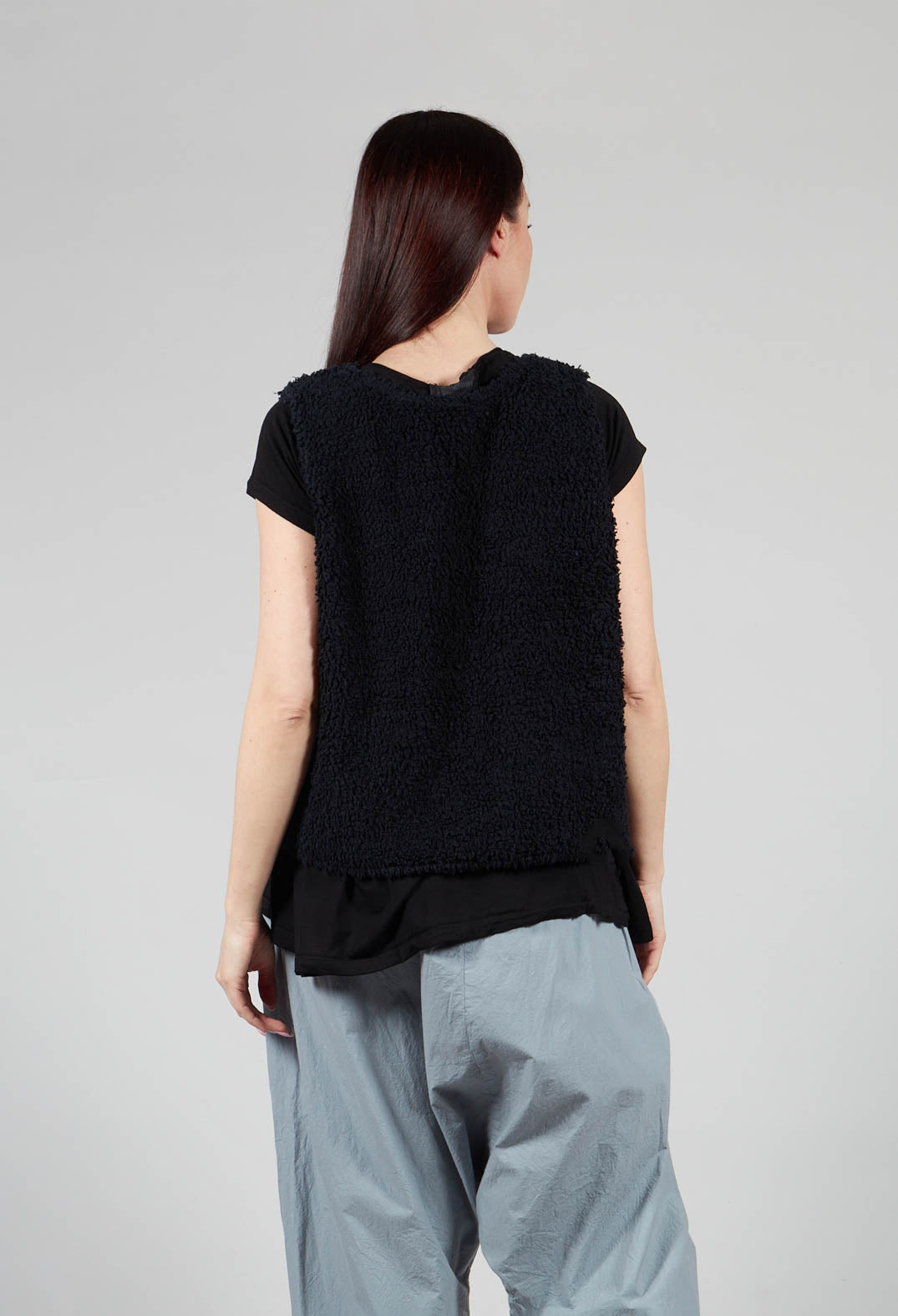 Doroton Teddybear Vest Top in Kaviar