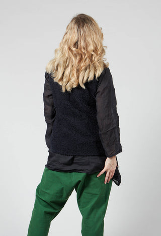 Detailaiv Teddybear Vest Top in Kaviar