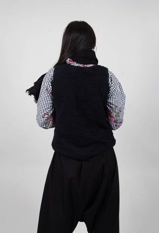 Detailaiv Teddybear Vest Top in Kaviar