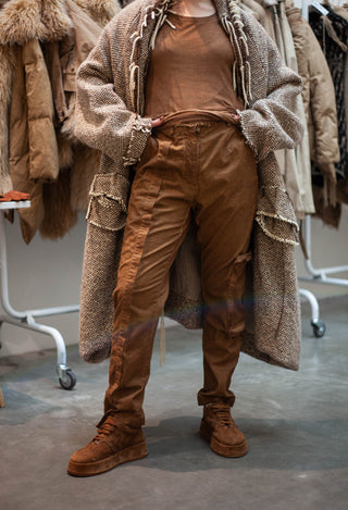 PRE-ORDER - Slim Trousers with Seam Detail in Dakar Cloud - 2190105