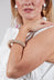 Woven Circle Bracelet in Beige