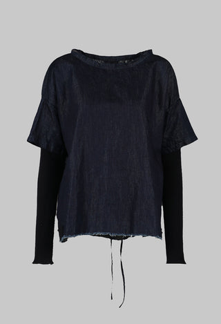 Layered Shirt in Denim