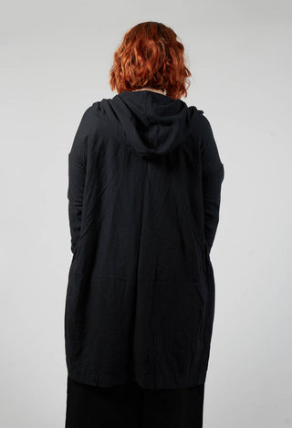 Hooded Dress in Black
