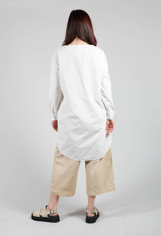 Long Shirt in Milk